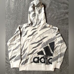 Youth Boys Lightweight Adidas Long Sleeve Hoodie